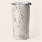 Peaches - Line Art 2 Travel Mug Gallery Image 2
