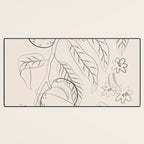 Peaches - Line Art 2 Desk Mat Gallery Image 3
