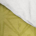 Yellow Monochromatic Asian Star Pattern Comforter Gallery Image 4