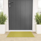 Yellow Monochromatic Asian Star Pattern Welcome Mat Gallery Image 3