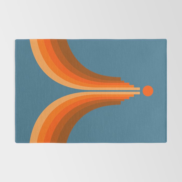 Abstraction_SUN_RISING_RETRO_SPACE_POP_ART_0906S Rug Gallery Image 2