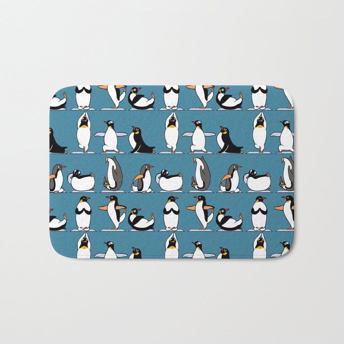 Penguin Yoga Bath Mat Gallery Image 1