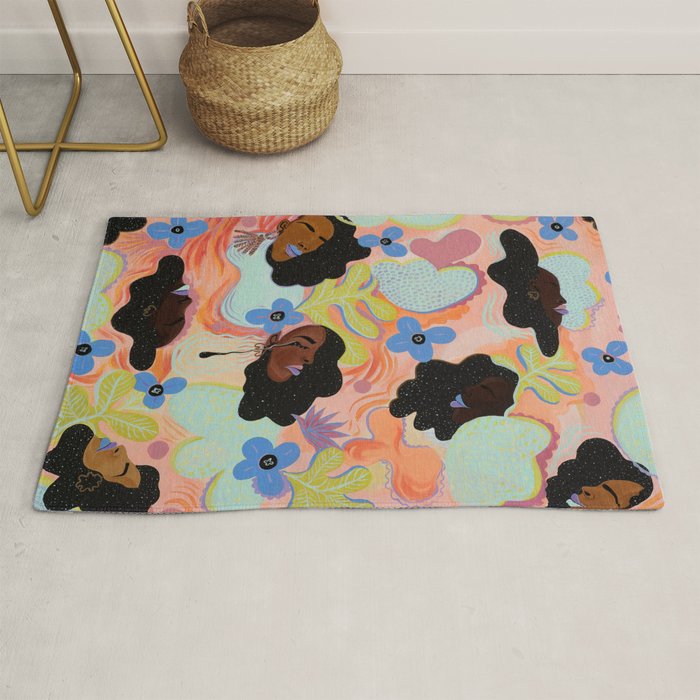 Pools of Us | Coral Botancials Rug Gallery Image 1