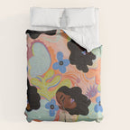 Pools of Us | Coral Botancials Comforter Gallery Image 6