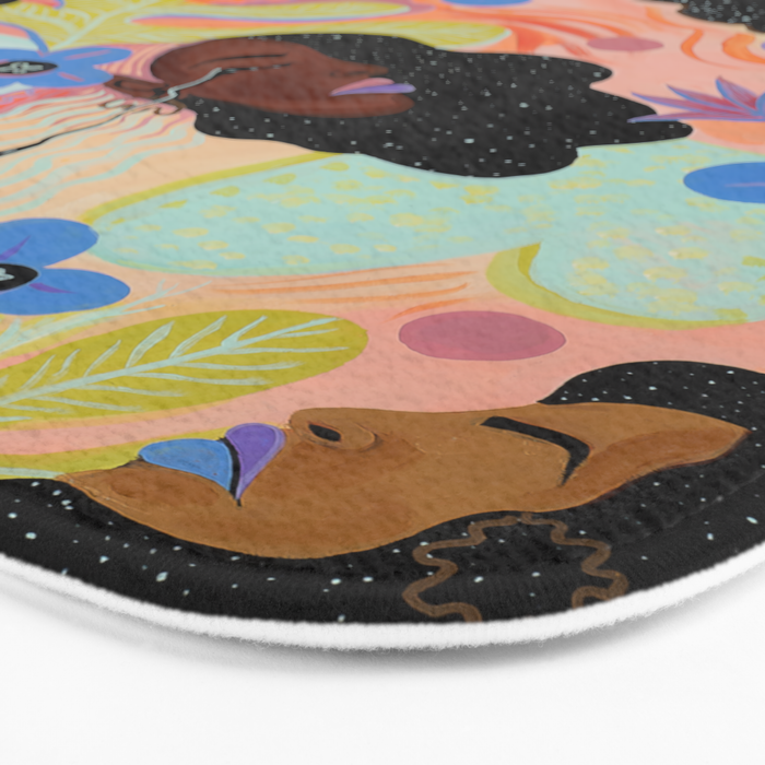 Pools of Us | Coral Botancials Bath Mat Gallery Image 3