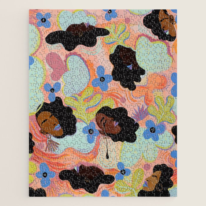 Pools of Us | Coral Botancials Jigsaw Puzzle Gallery Image 1