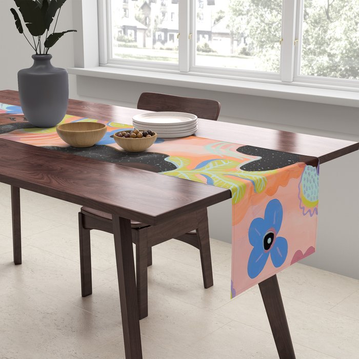 Pools of Us | Coral Botancials Table Runner Gallery Image 2