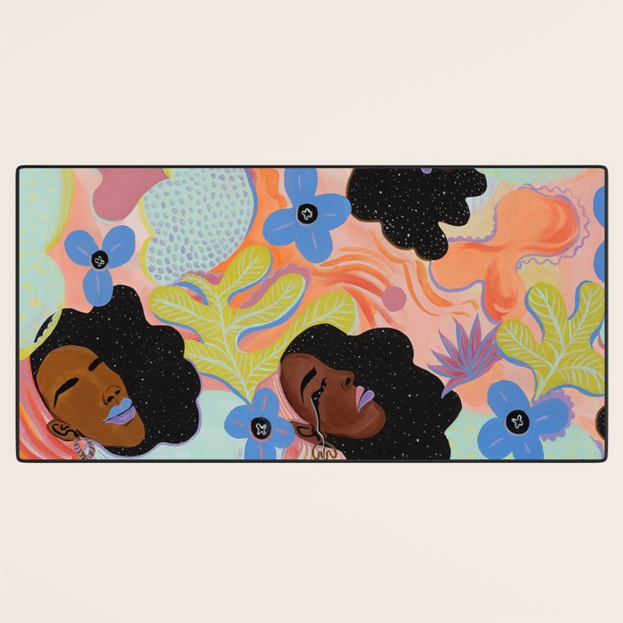 Pools of Us | Coral Botancials Desk Mat Gallery Image 3