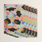 Pools of Us | Coral Botancials Wrapping Paper Gallery Image 3