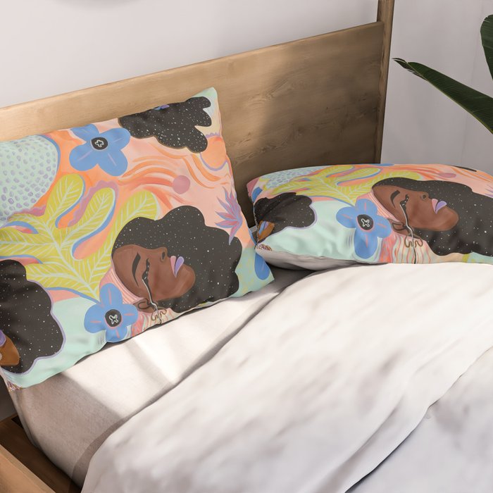 Pools of Us | Coral Botancials Pillow Sham Gallery Image 2
