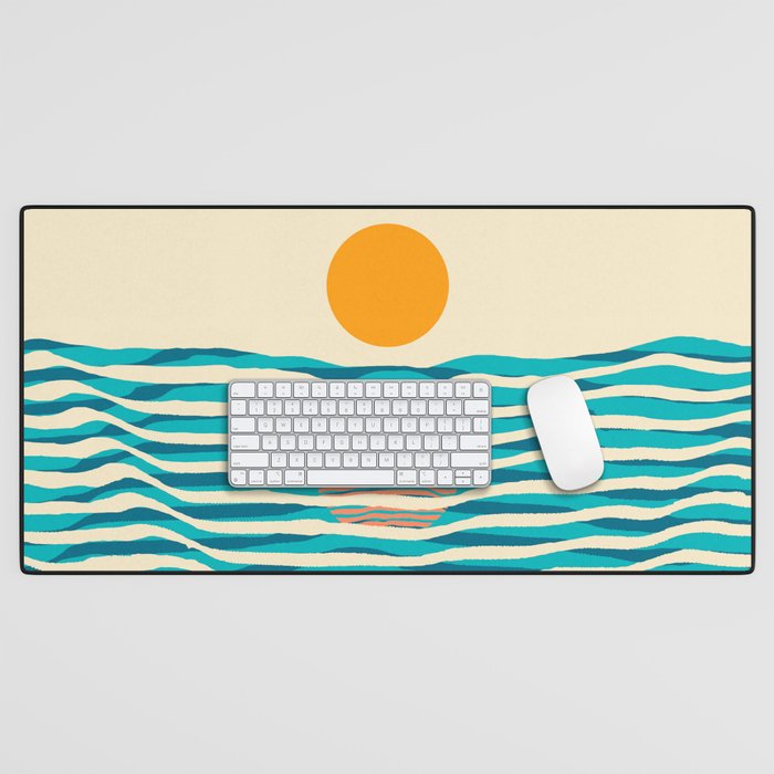 Ocean current Desk Mat Gallery Image 1