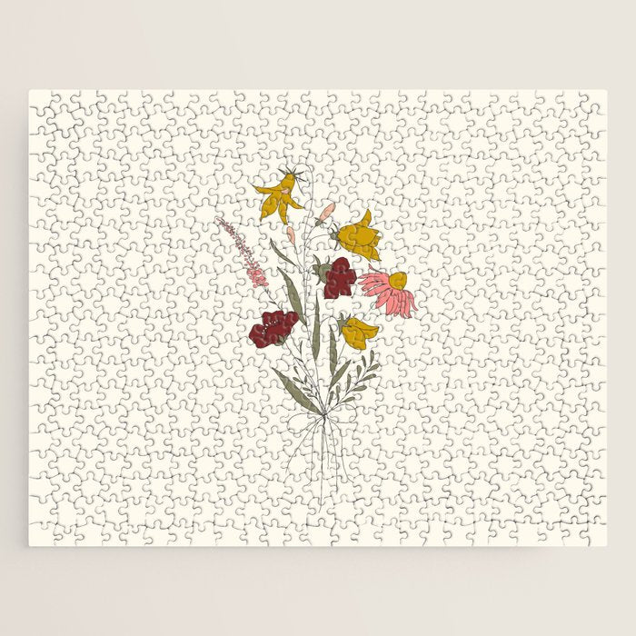 Wildflowers Bouquet Jigsaw Puzzle Gallery Image 1