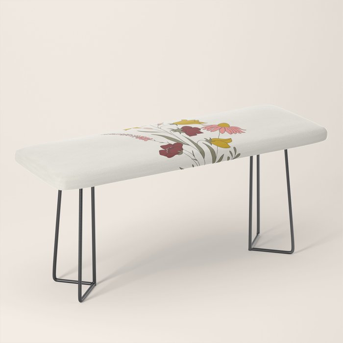 Wildflowers Bouquet Bench Gallery Image 1