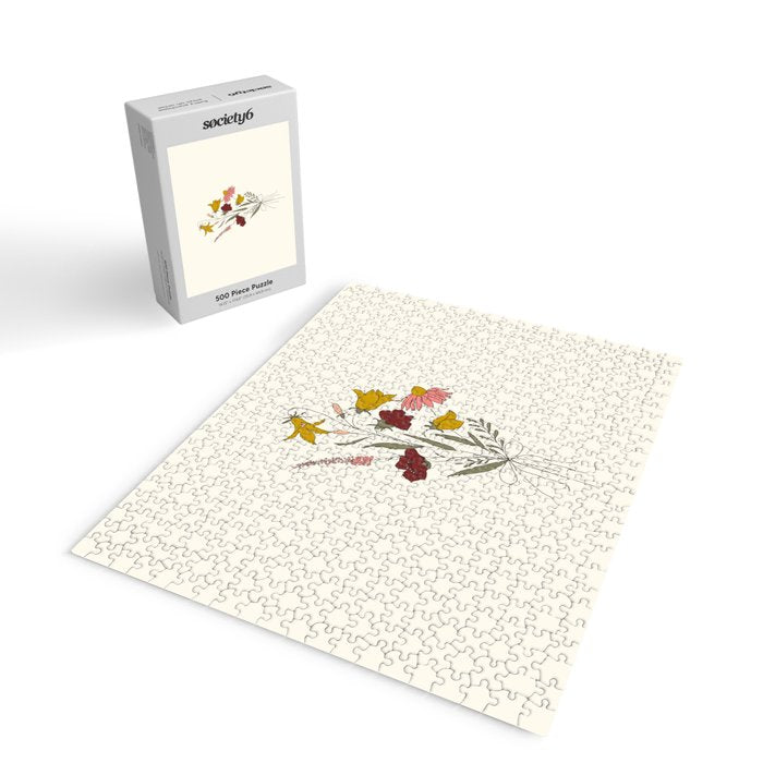 Wildflowers Bouquet Jigsaw Puzzle Gallery Image 2