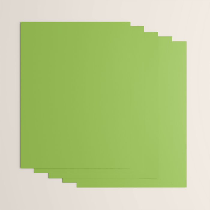 Lime Green Solid Color Wrapping Paper Gallery Image 3