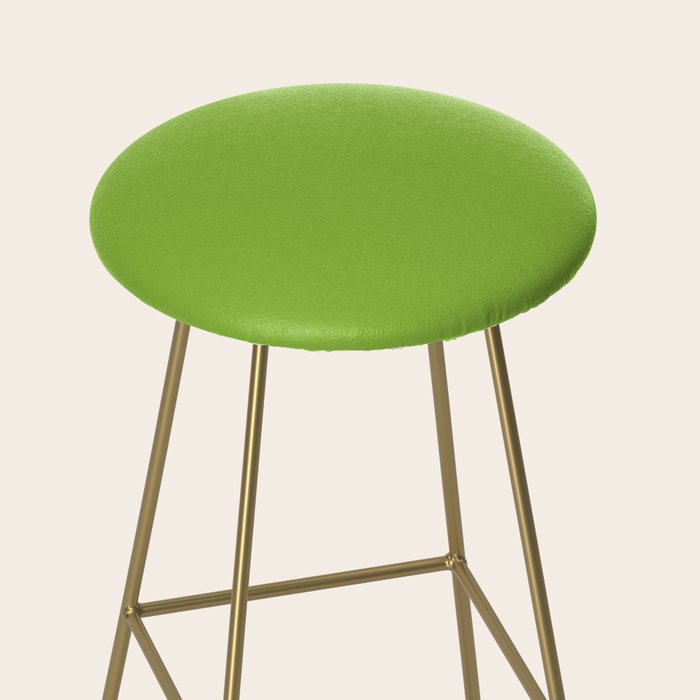 Lime Green Solid Color Stool Gallery Image 2