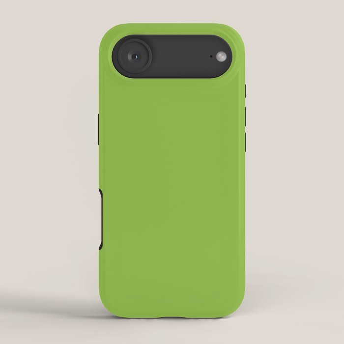 Lime Green Solid Color iPhone Case Gallery Image 2