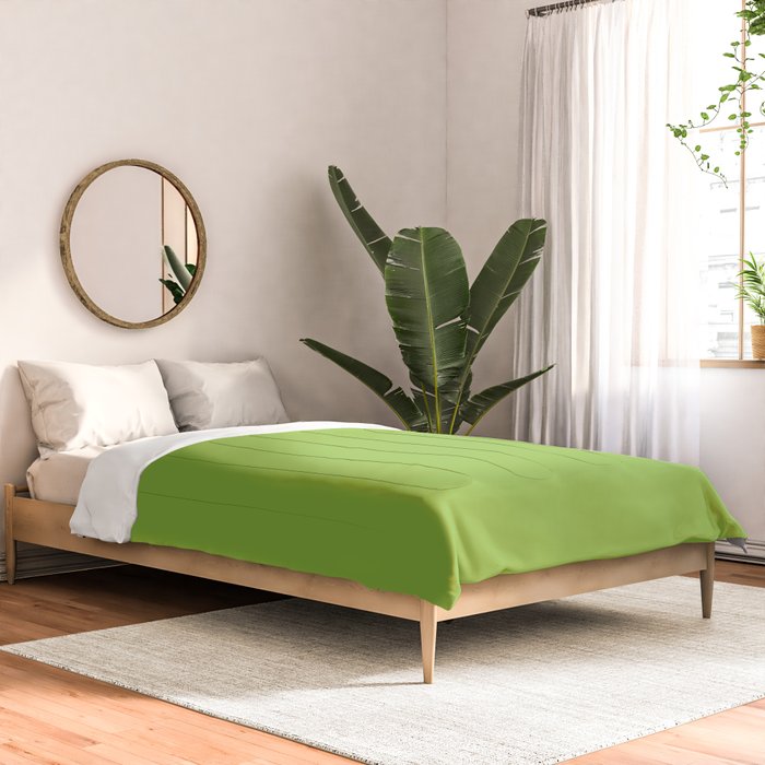 Lime Green Solid Color Comforter Gallery Image 2