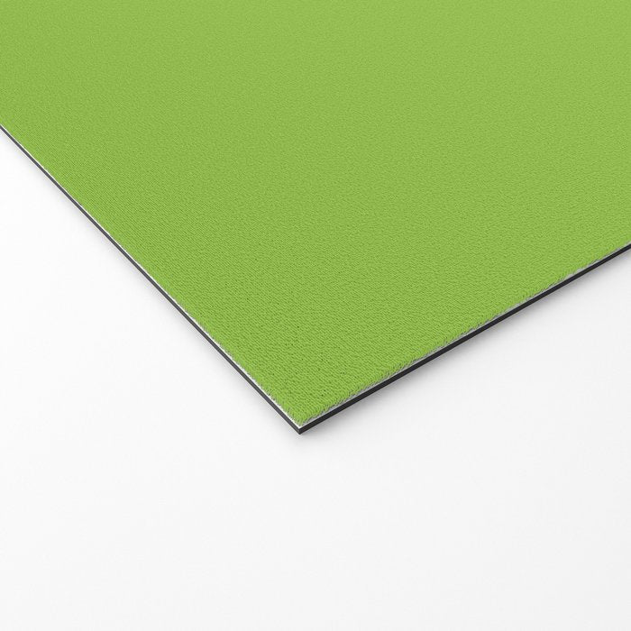 Lime Green Solid Color Welcome Mat Gallery Image 2