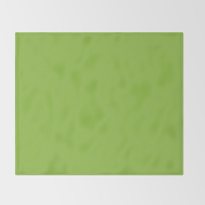 Lime Green Solid Color Throw Blanket Gallery Image 2