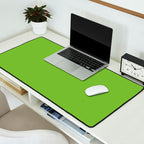 Lime Green Solid Color Desk Mat Gallery Image 2