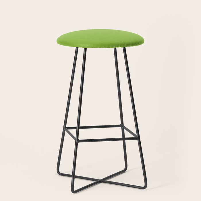 Lime Green Solid Color Stool Gallery Image 1