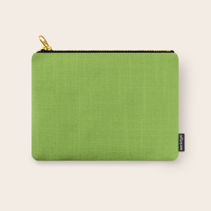 Lime Green Solid Color Carry All Pouch Gallery Image 1