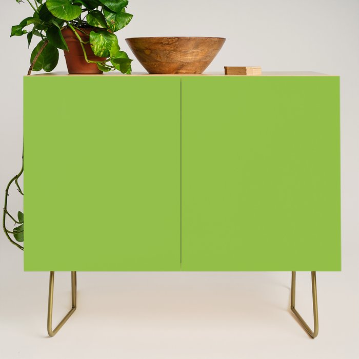 Lime Green Solid Color Credenza Gallery Image 1