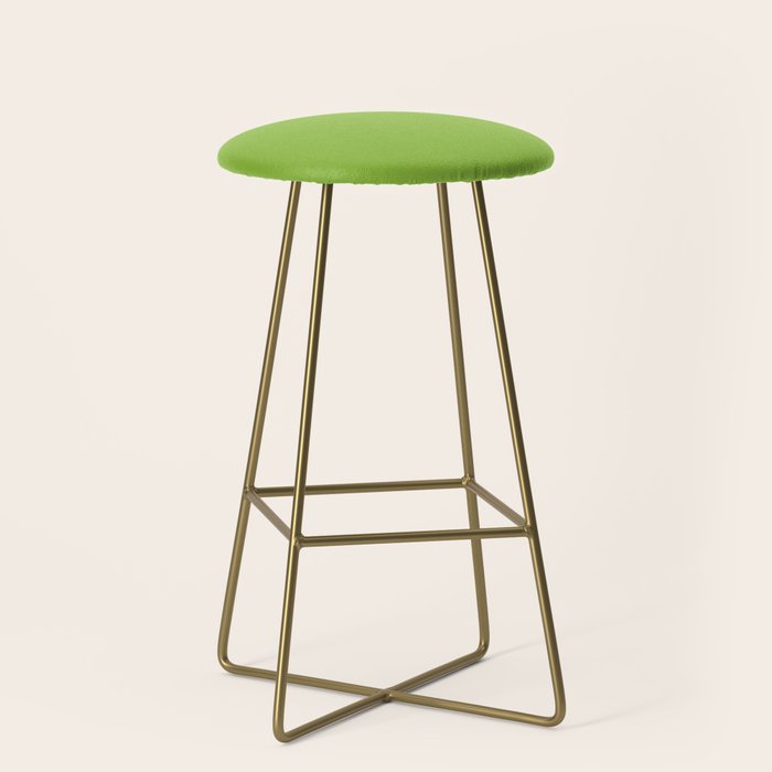 Lime Green Solid Color Stool Gallery Image 2