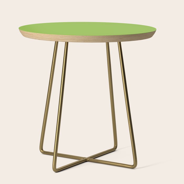 Lime Green Solid Color Side Table Gallery Image 1