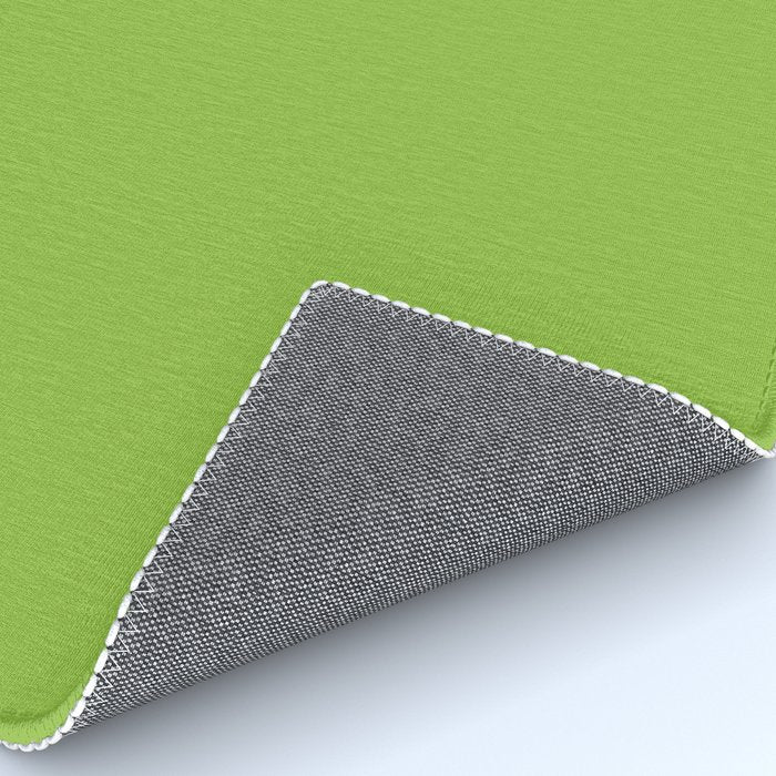 Lime Green Solid Color Rug Gallery Image 4