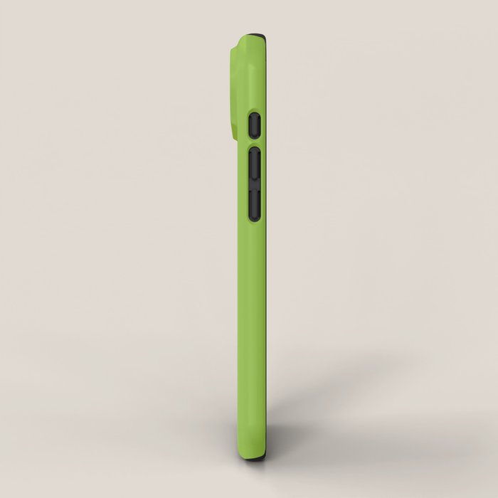 Lime Green Solid Color iPhone Case Gallery Image 2