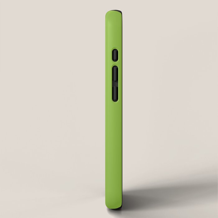 Lime Green Solid Color iPhone Case Gallery Image 2