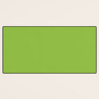 Lime Green Solid Color Desk Mat Gallery Image 3