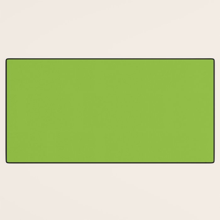 Lime Green Solid Color Desk Mat Gallery Image 3