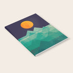 The ocean, the sea, the wave - night scene Notebook Gallery Image 2
