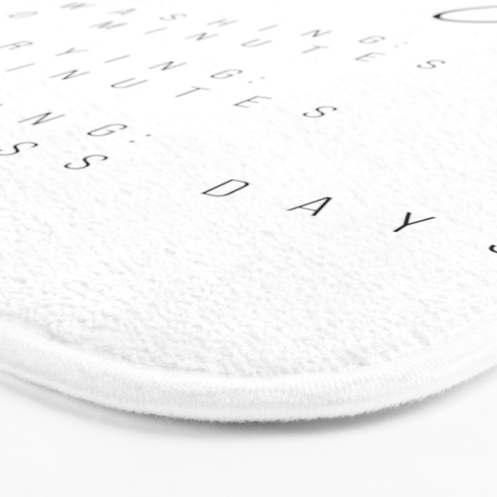Laundry - Washing: 30 Minutes, Drying: 50 Minutes, Folding: 7-10 Business Days Bath Mat Gallery Image 3