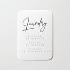 Laundry - Washing: 30 Minutes, Drying: 50 Minutes, Folding: 7-10 Business Days Bath Mat Gallery Image 1