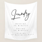 Laundry - Washing: 30 Minutes, Drying: 50 Minutes, Folding: 7-10 Business Days Wall Tapestry Gallery Image 4