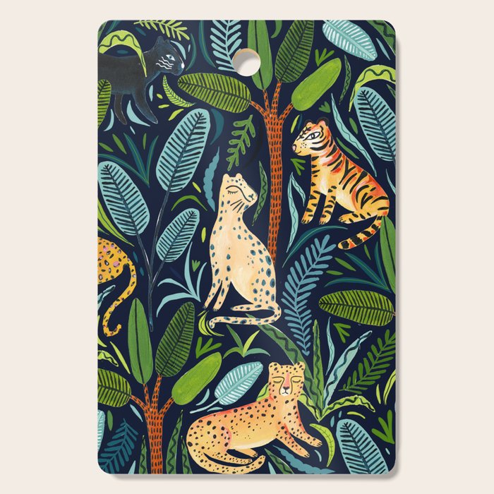 Jungle Cats Cutting Board Gallery Image 1
