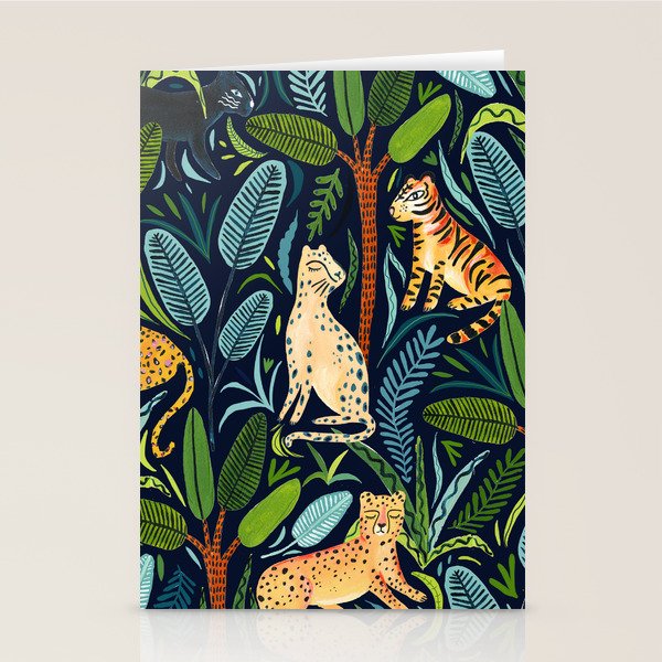 Jungle Cats Stationery Card Gallery Image 2