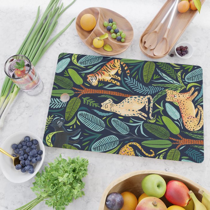 Jungle Cats Cutting Board Gallery Image 2
