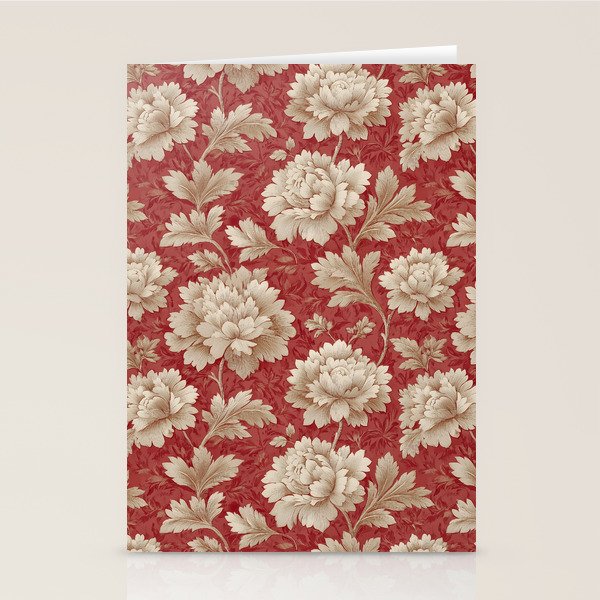 Vintage Floral Elegance Stationery Card Gallery Image 2