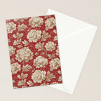 Vintage Floral Elegance Stationery Card Gallery Image 2
