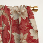 Vintage Floral Elegance Window Curtain Gallery Image 2