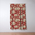Vintage Floral Elegance Window Curtain Gallery Image 3