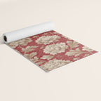 Vintage Floral Elegance Yoga Mat Gallery Image 2
