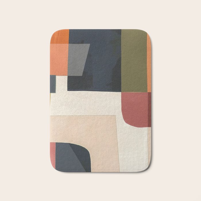 Silent Geometry Bath Mat Gallery Image 1