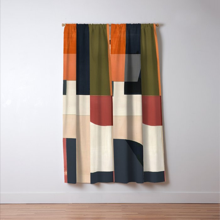 Silent Geometry Window Curtain Gallery Image 3