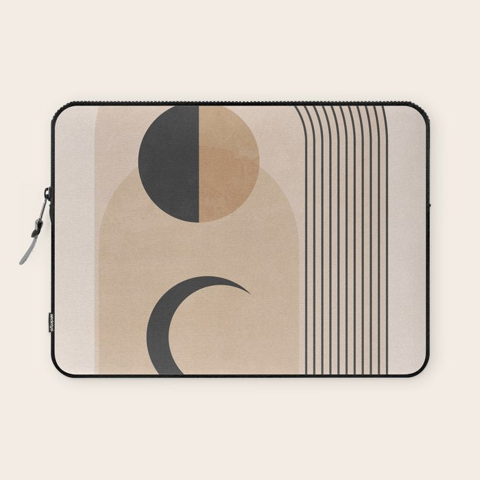 Minimal Geometric Shapes 120 Laptop Sleeve Gallery Image 1